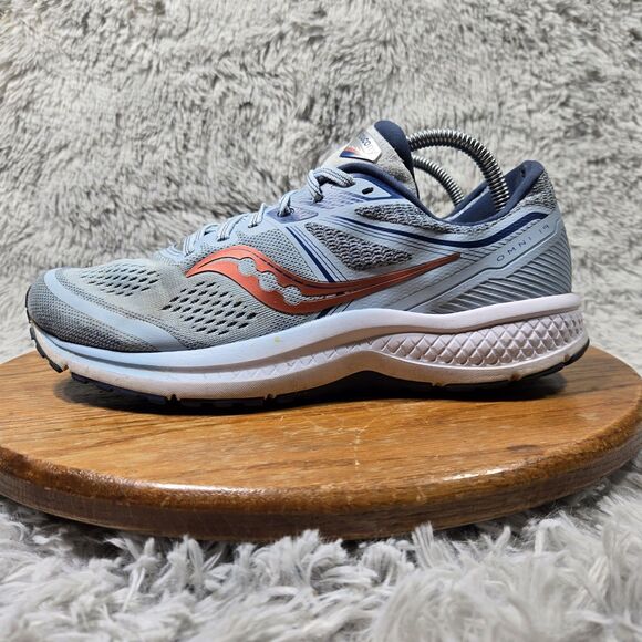 Saucony Omni 19 Womens Size 10 Blue/Bronze Mesh Casual Running Shoes S10570-45 - Picture 9 of 11